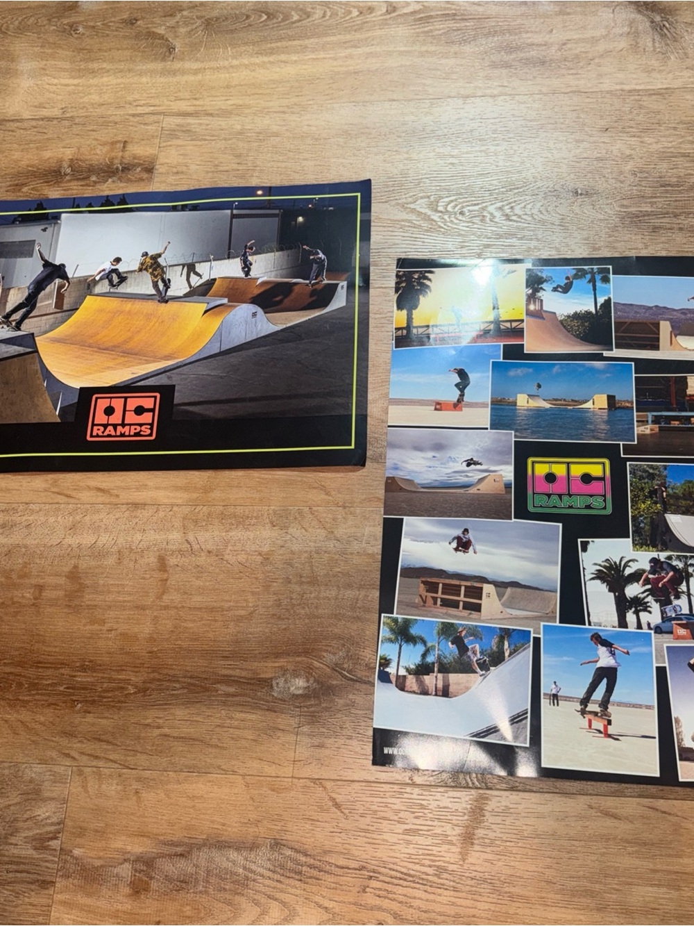 punk OC Ramps Skateboard Poster Multi-Image Collage Action Sports Bundle lot (2)